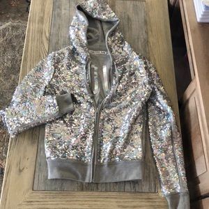 Victoria Secret PINK Sequin, Reversible Sweatshirt